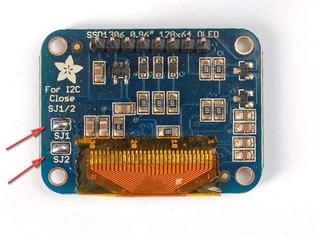 Подключение I2C OLED-дисплея к контроллеру